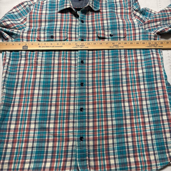 L.L. Bean Multicolor Plaid Casual Shirt - Picture 7 of 8